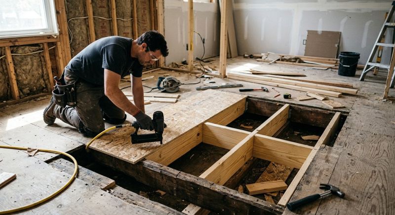 Floor Joist Repair in Conroe, TX