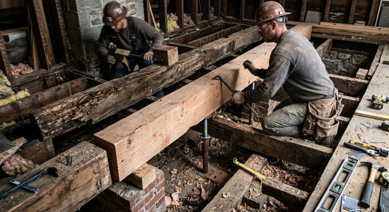 Wood Beam Replacement in Wilmington, NC
